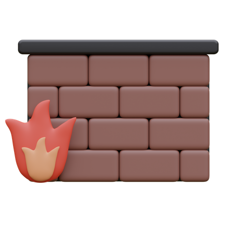 Firewall  3D Icon