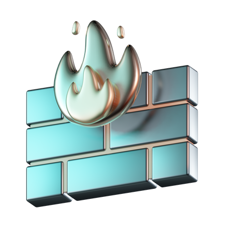 Firewall  3D Icon