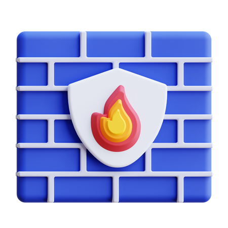 Firewall 3D Icon