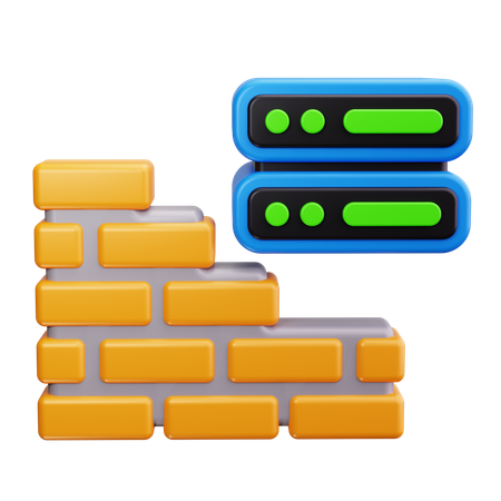 Firewalldaten  3D Icon