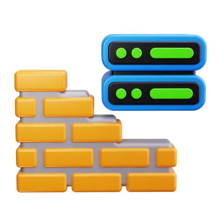 Firewalldaten  3D Icon