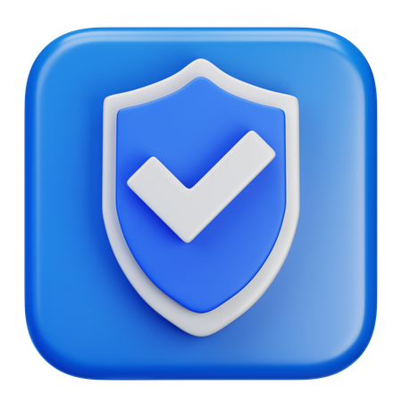 Firewall Security  3D Icon