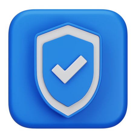 Firewall Security  3D Icon