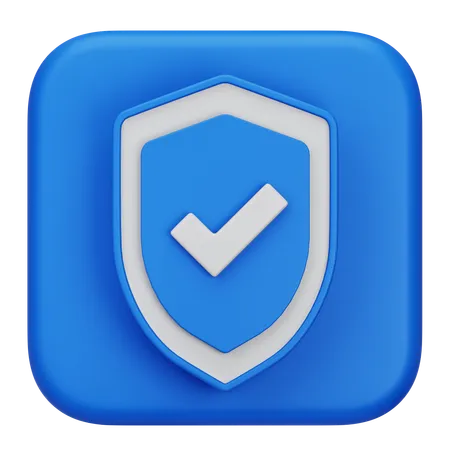 Firewall Security  3D Icon