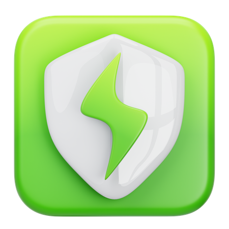 Firewall Security  3D Icon