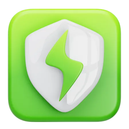 Firewall Security  3D Icon