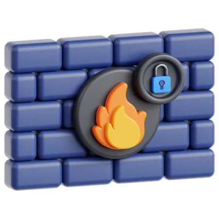 3 D ICON CYBER SECURITY 3D Icon