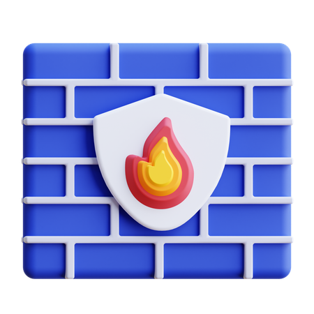 Firewall-Sicherheit  3D Icon