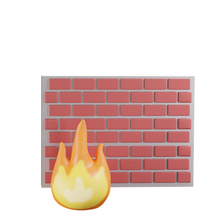 Firewall-Sicherheit  3D Icon