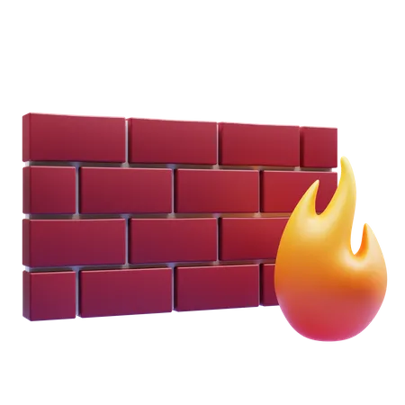 Firewall-Sicherheit  3D Icon