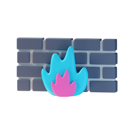 Firewall-Sicherheit  3D Icon