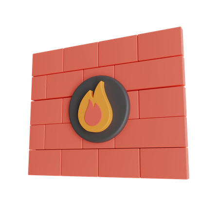 Firewall-Sicherheit  3D Icon