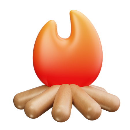 Firewood  3D Icon