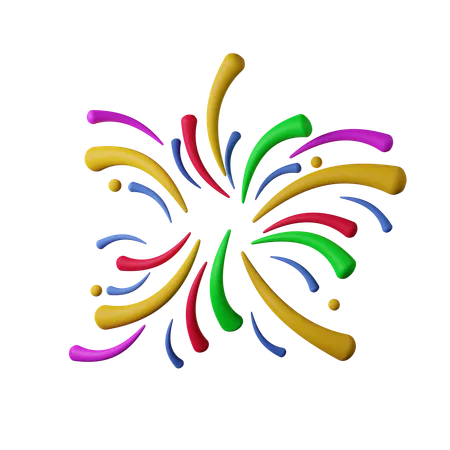 Firework 3 D Icon Contains PNG BLEND And OBJ Files 3D Icon