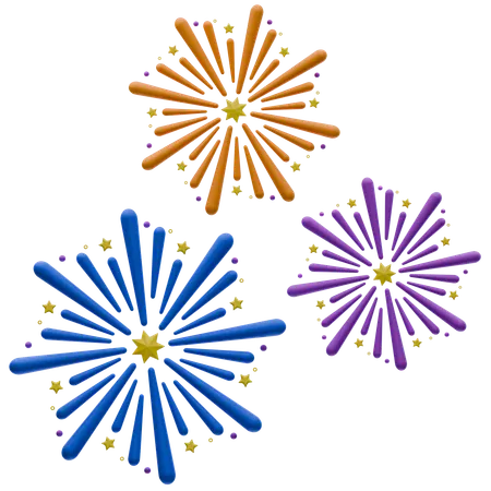 Firework 2  3D Icon