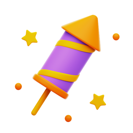 Firework  3D Icon