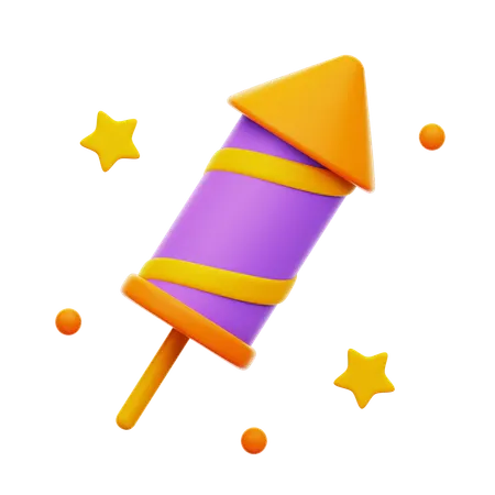 Firework  3D Icon