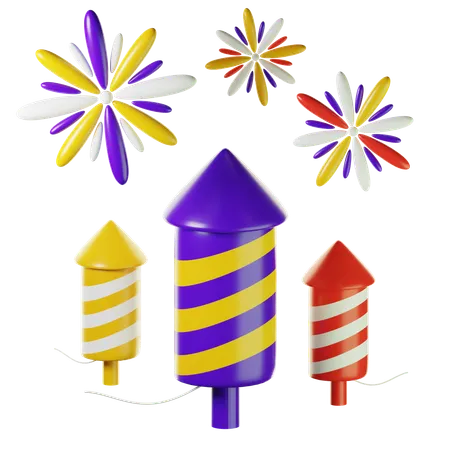 Firework  3D Icon