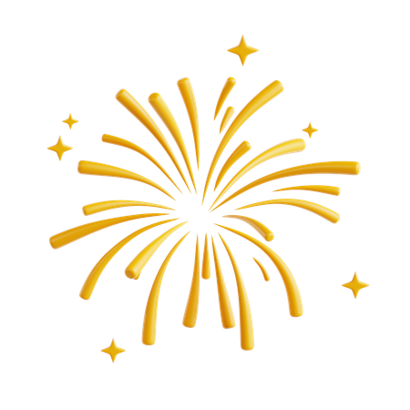 Firework  3D Icon