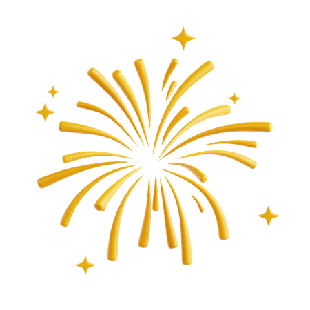 Firework  3D Icon