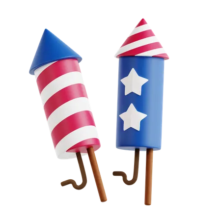 Firework  3D Icon