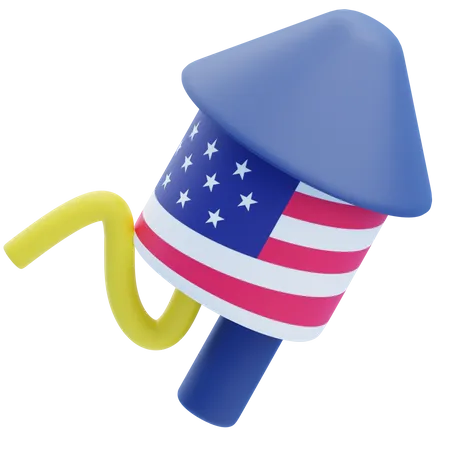 Firework  3D Icon