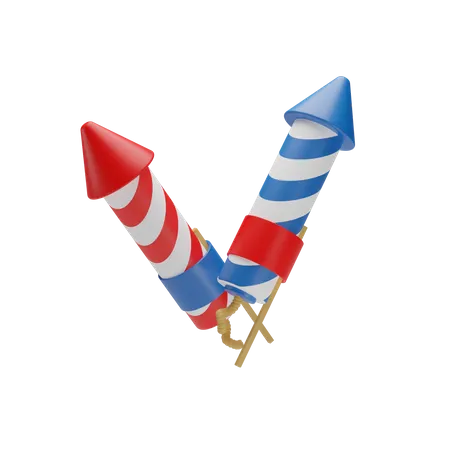 Firework  3D Icon