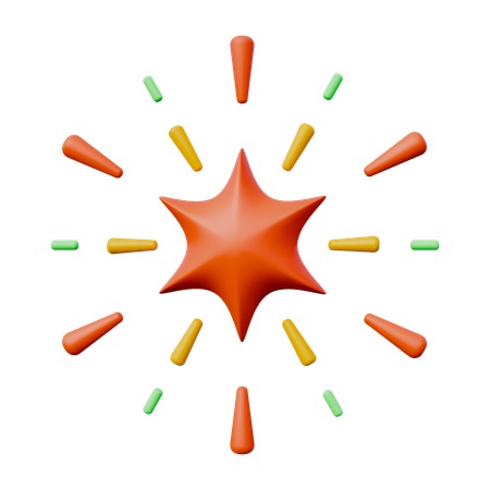 Firework  3D Icon