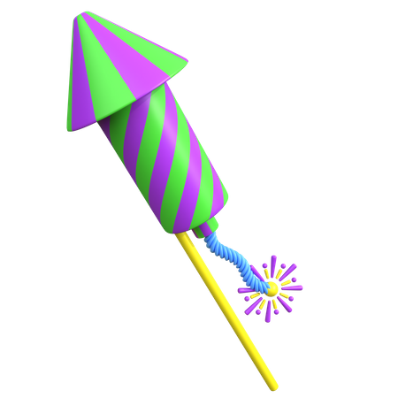 Firework  3D Icon