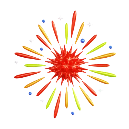 Firework  3D Icon