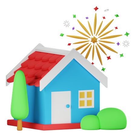 Firework  3D Icon