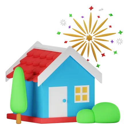 Firework  3D Icon