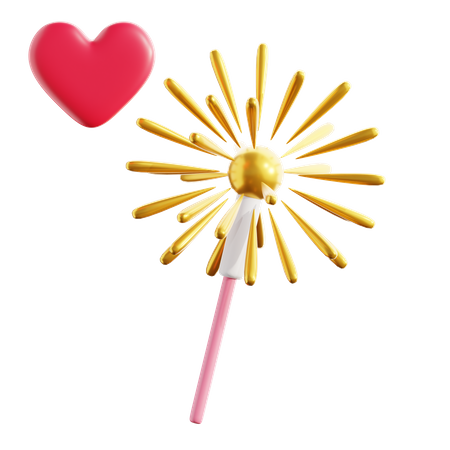 Firework  3D Icon