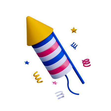 Firework  3D Icon