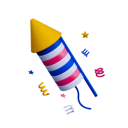 Firework  3D Icon