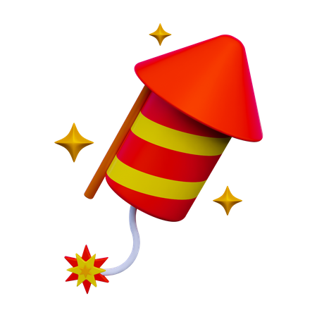 Firework  3D Icon