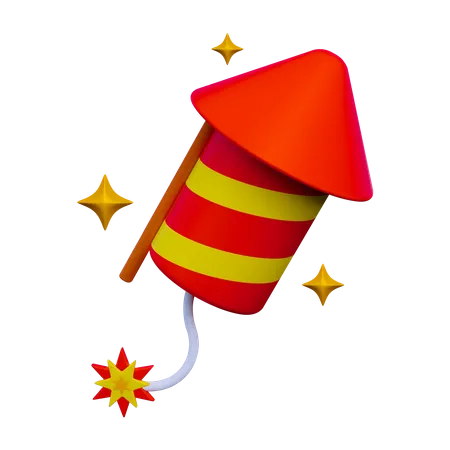 Firework  3D Icon