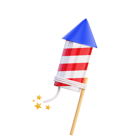 Firework  3D Icon