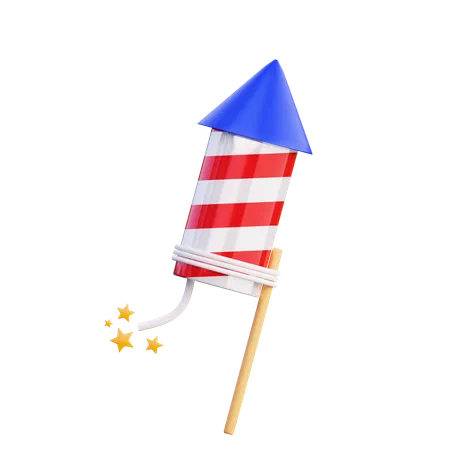 Firework  3D Icon