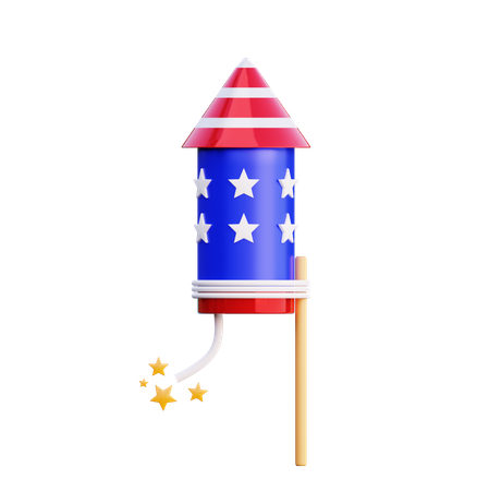 Firework  3D Icon