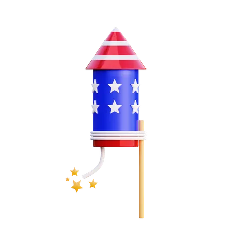 Firework  3D Icon