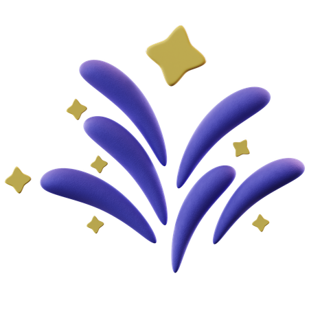 Firework Shape  3D Icon