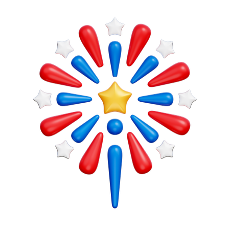Fireworks  3D Icon