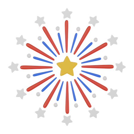 Fireworks  3D Icon