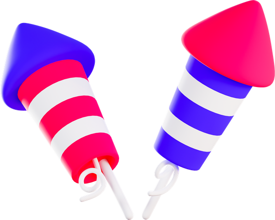 Fireworks  3D Icon
