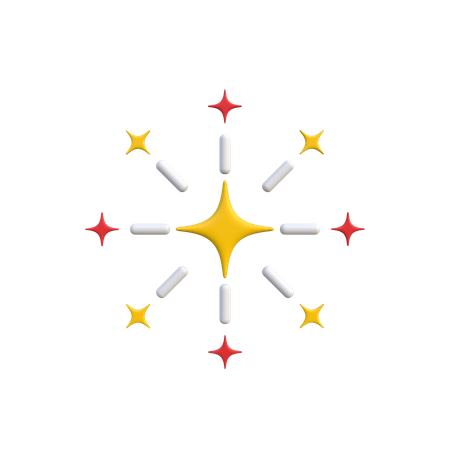花火  3D Icon