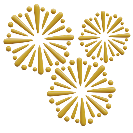 Fireworks  3D Icon