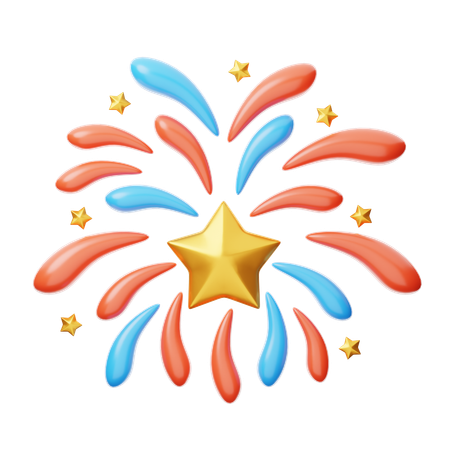 Fireworks  3D Icon