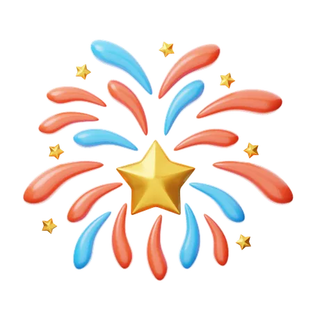 Fireworks  3D Icon