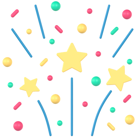 Fireworks  3D Icon